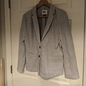 NWT Old Navy grey knit blazer